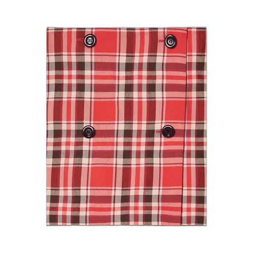 Check-Pattern Miniskirt