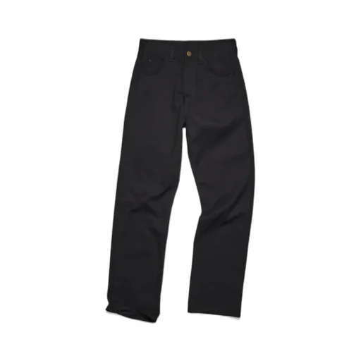 High-Waisted Straight-Leg Jeans