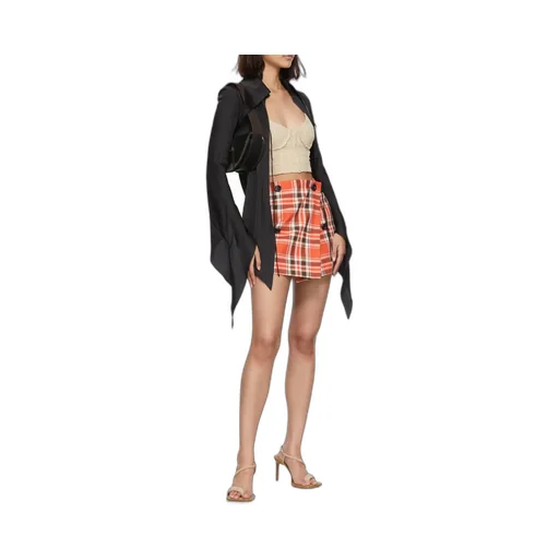 Check-Pattern Miniskirt