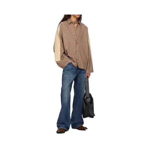 Logo Patch Straight Leg Jeans
