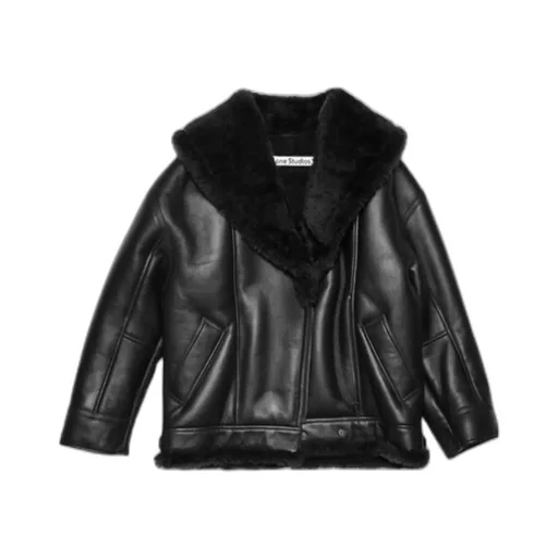 Drop Shoulder Biker Jacket