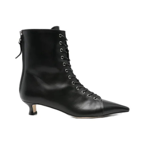Trixi 40Mm Lace-Up Pointed-Toe Boots