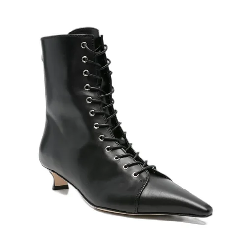 Trixi 40Mm Lace-Up Pointed-Toe Boots