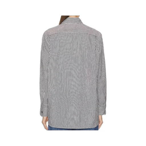 Aris Striped Crepe Shirt
