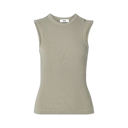 Cassidy Ribbed Stretch Organic Cotton And Lyocell-Blend Jersey Tank