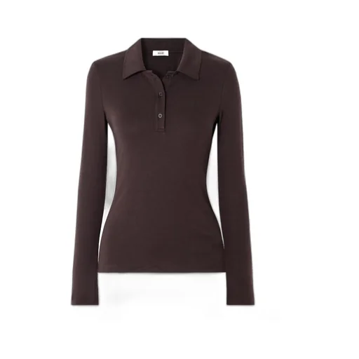 Long-Sleeved Polo Shirt