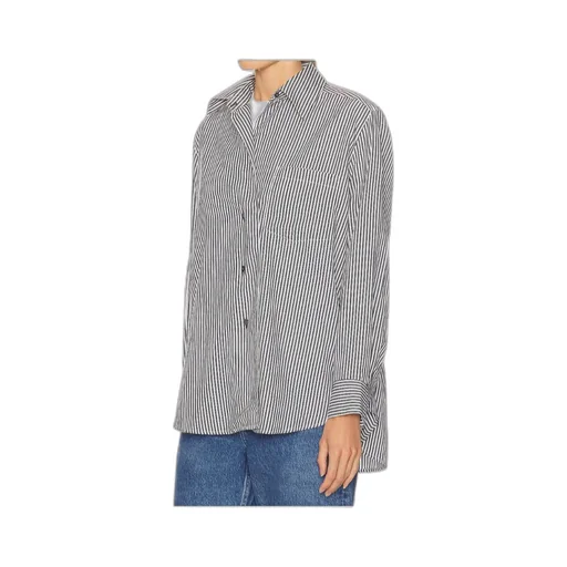 Aris Striped Crepe Shirt