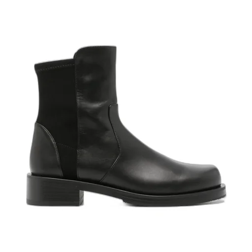 Elastic Band High Ankle Boots