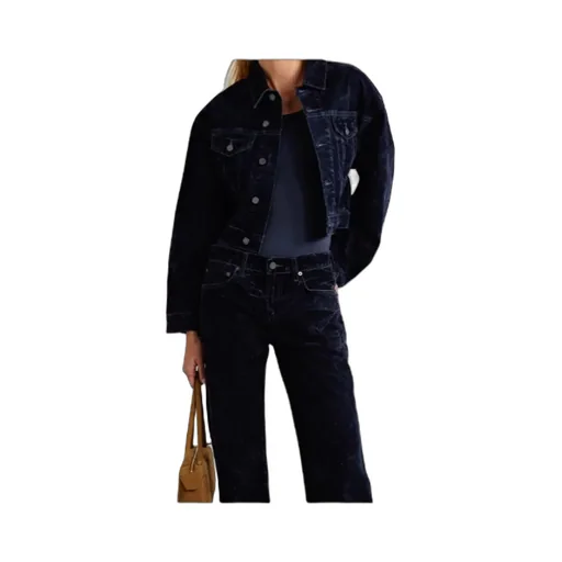 Radley Cropped Cotton-Blend Velvet Jacket