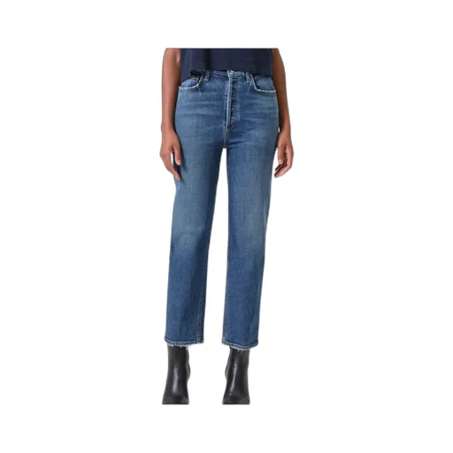 Riley High Rise Straight Jeans