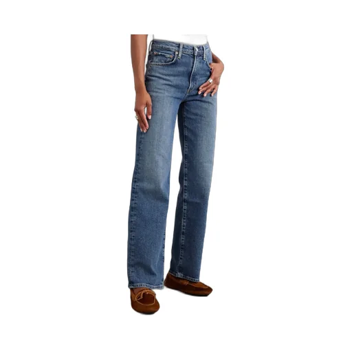 Harper Mid-Rise Straight-Leg Jeans