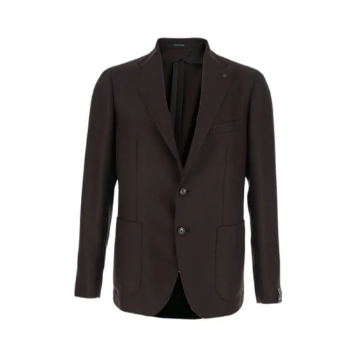 Notched-Lapels Single-Breasted Blazer