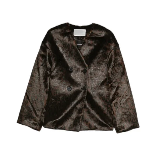 Double-Breasted Patterned Jacket