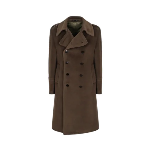 Double-Breasted Wool Coat