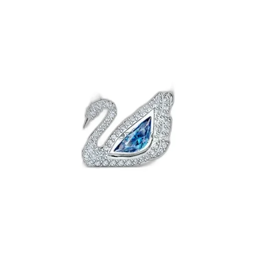 Crystal-Embellished Logo Pendant Chain