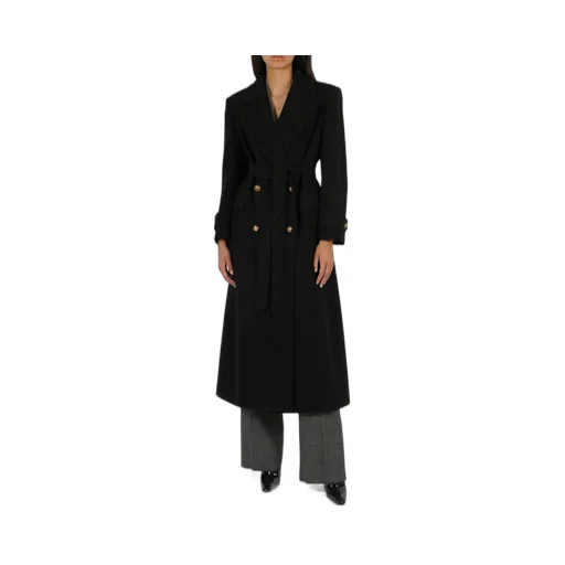 Double-Breasted Mid-Length Coat