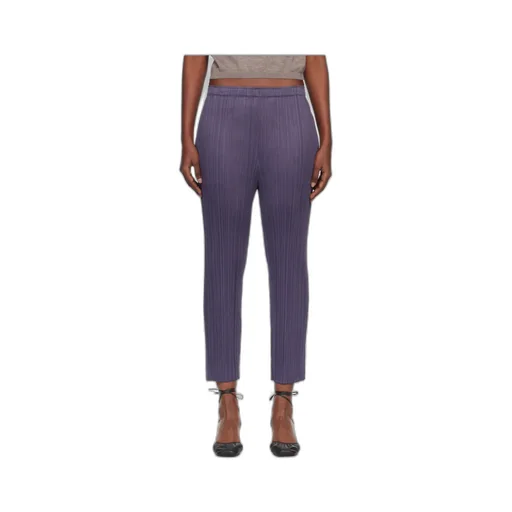 Pleated Knit Trousers