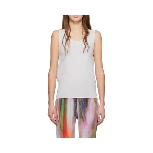 Low Round Neck Design Vest