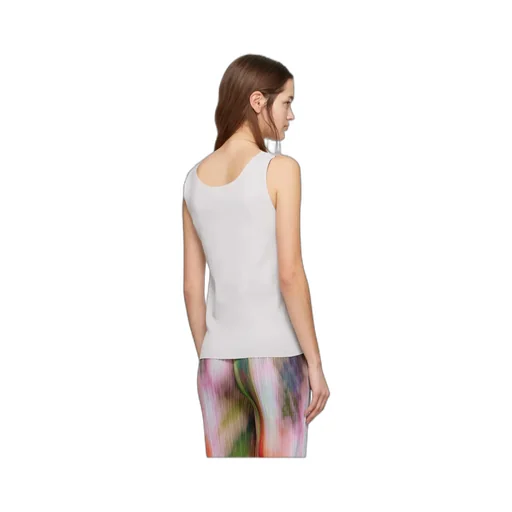 Low Round Neck Design Vest
