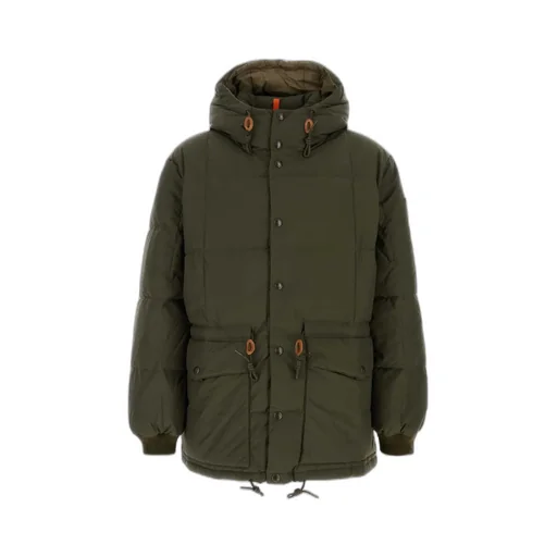 Hooded Drawstring Padded Jacket