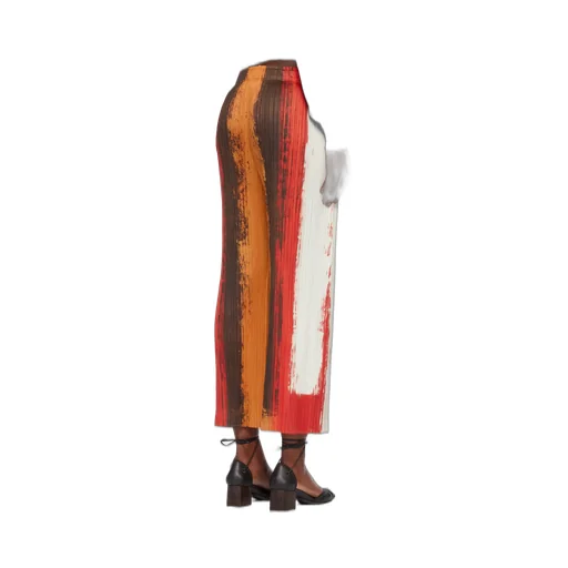 Pleated Stripe Trousers