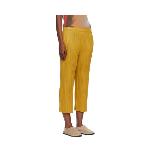 Pleated Knit Trousers