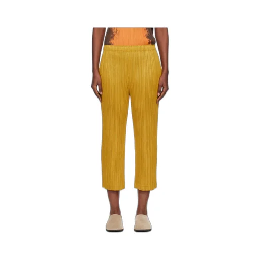 Pleated Knit Trousers
