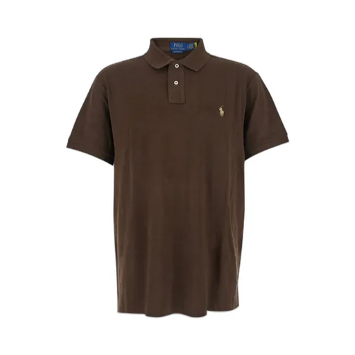 Logo-Embroidered Straight Hem Polo Shirt