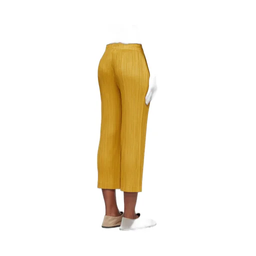 Pleated Knit Trousers