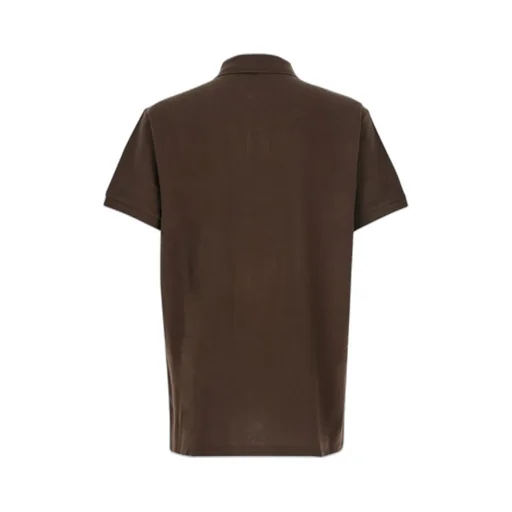 Logo-Embroidered Straight Hem Polo Shirt