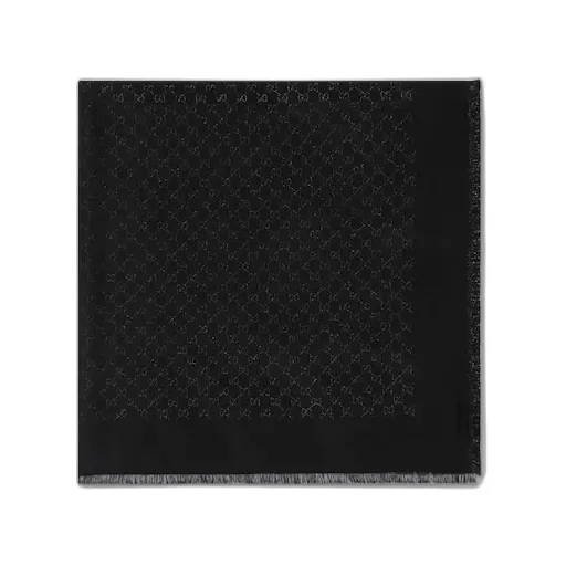 Monogrammed Fringe-Edge Scarf