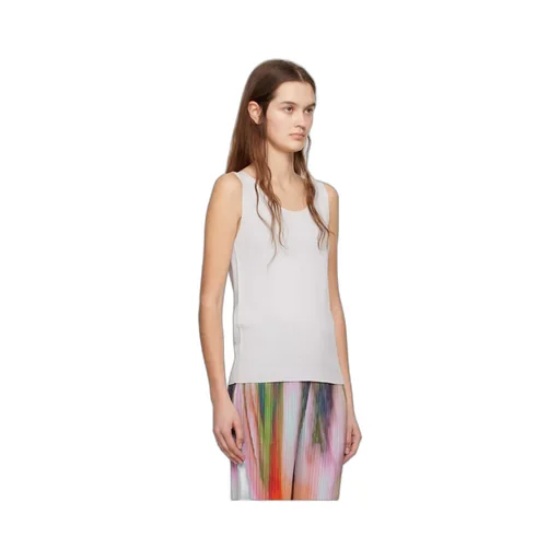 Low Round Neck Design Vest
