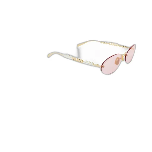 Oval-Frame Sunglasses
