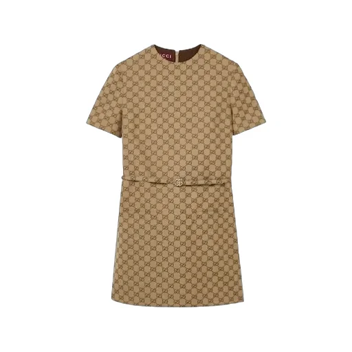 Gg Drop Shoulder Mini Dress
