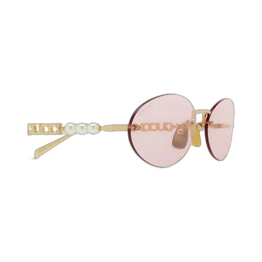 Oval-Frame Sunglasses