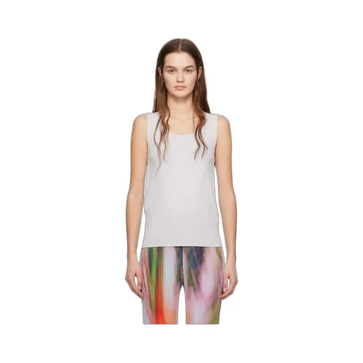Low Round Neck Design Vest