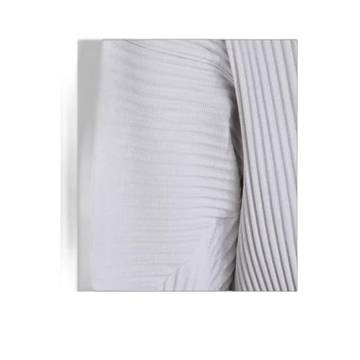 High Neck Pleated Top