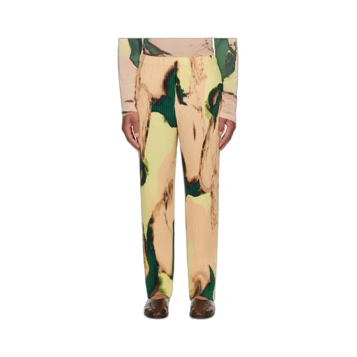 Pleated Knit Trousers