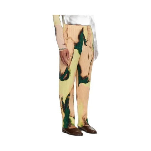 Pleated Knit Trousers