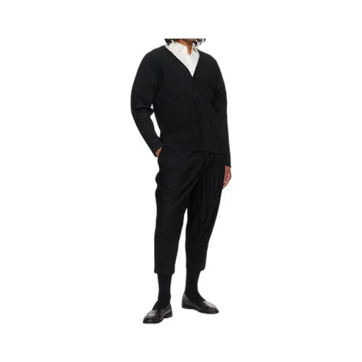 Pleated Knit Trousers