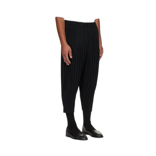 Pleated Knit Trousers