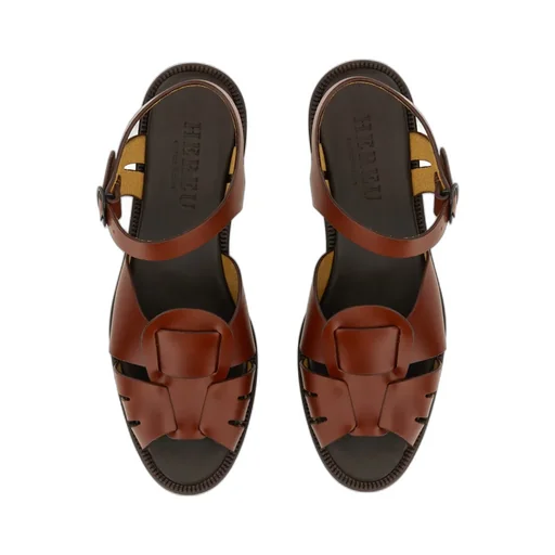 Open-Toed Flat Sandals
