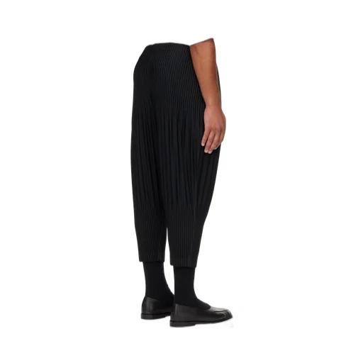 Pleated Knit Trousers