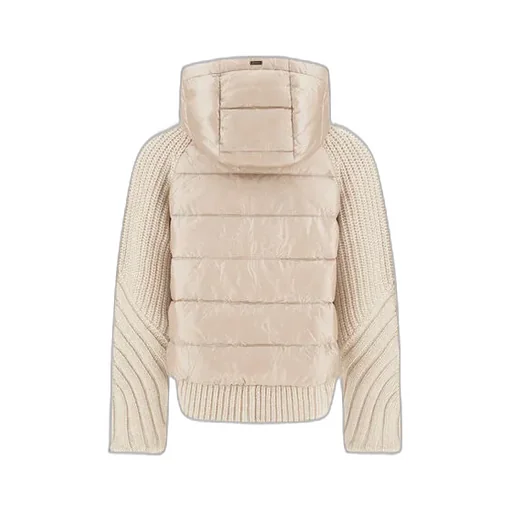 Hooded Panelled Cardigan