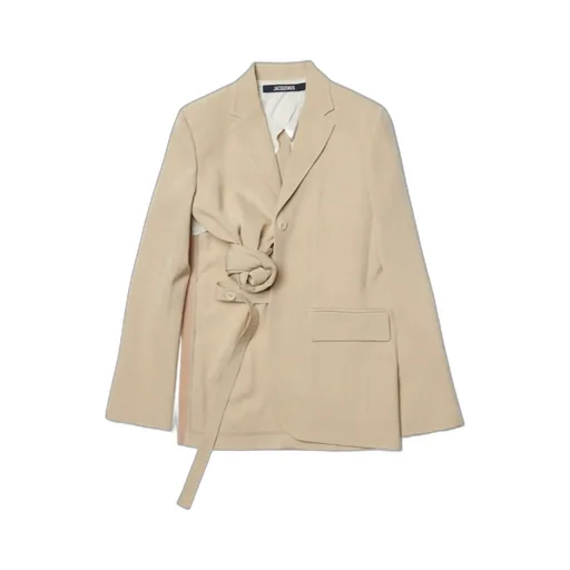 Baccala Asymmetric Cropped Blazer