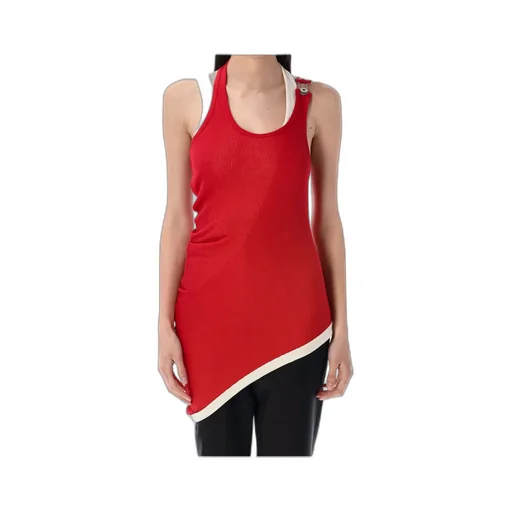 Ribbed Double Layer Tank Top