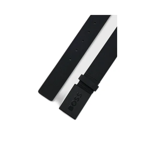 Logo Plaque Buckled Belt