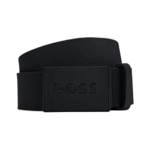 Logo Plaque Buckled Belt