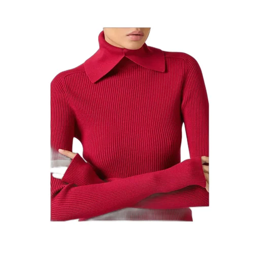 Ribbed Long-Sleeve Sweater