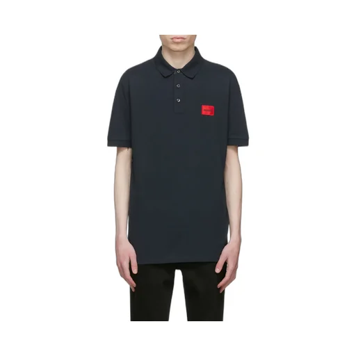 Logo Patch Short-Sleeved Polo Shirt